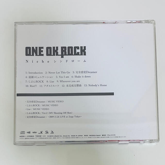 【初回盤】ONE OK ROCK Nicheシンドローム 3