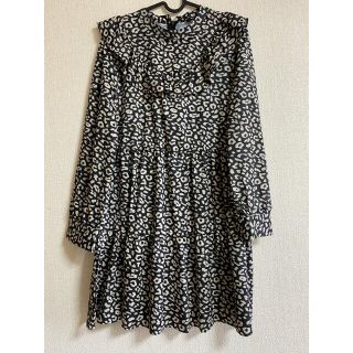 ザラ(ZARA)のレオパード　ワンピース(ひざ丈ワンピース)