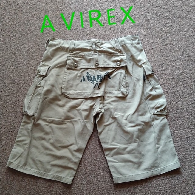 AVIREX(アヴィレックス)の☆試着のみ☆AVIREXショートカーゴパンツ☆ メンズのパンツ(ワークパンツ/カーゴパンツ)の商品写真