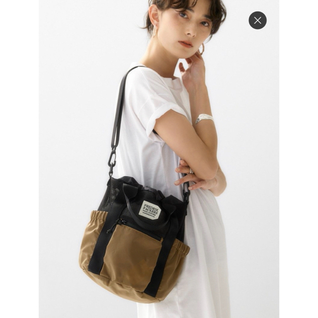 UNITED ARROWS green label relaxing(ユナイテッドアローズグリーンレーベルリラクシング)の【新品】フレドリックパッカーズ SC NEW キンチャク 2WAY バッグ レディースのバッグ(ショルダーバッグ)の商品写真