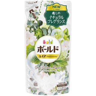 ピーアンドジー(P&G)のボールド 柔軟剤入り洗濯洗剤 グリーンガーデン&ミュゲ 詰め替え 600g×12(洗剤/柔軟剤)