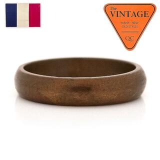 WWI フランス ヴィンテージ シンプル 甲丸 リング 銅製 ミリタリー 軍モノ(リング(指輪))
