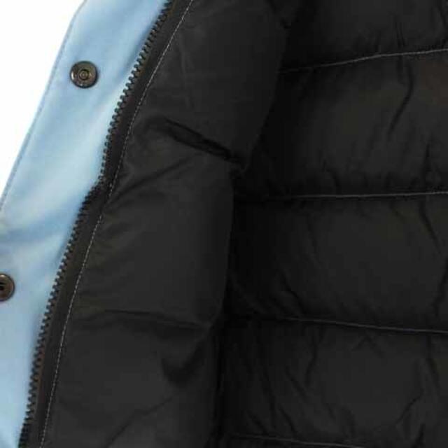 CANADA GOOSE(カナダグース)のカナダグース ダウンベスト ジャケット ジップアップ S ブルー ブラック メンズのジャケット/アウター(ダウンベスト)の商品写真