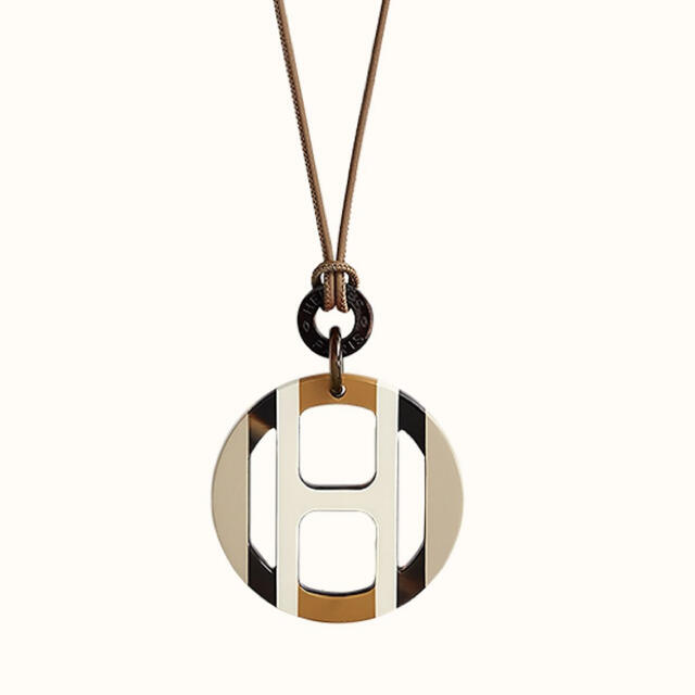 HERMES エルメス バッファローホーン ネックレス