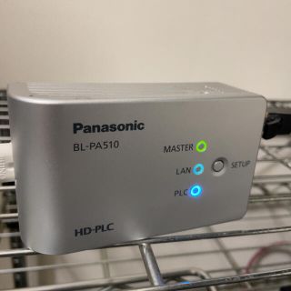 パナソニック(Panasonic)のPanasonic PLCアダプター BL-PA510(PC周辺機器)