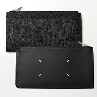 マルタンマルジェラ(Maison Martin Margiela)の新品 メゾンマルジェラ カードケース カードホルダー 財布 コインケース 黒(コインケース/小銭入れ)