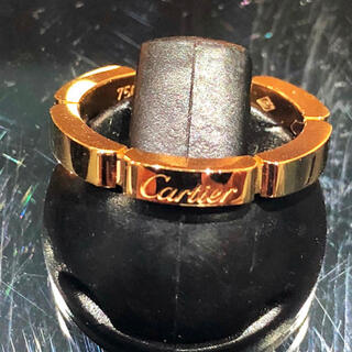 カルティエ(Cartier)のカルティエ 750 パンテールリング ピンクゴールド ハーフダイヤモンド(リング(指輪))