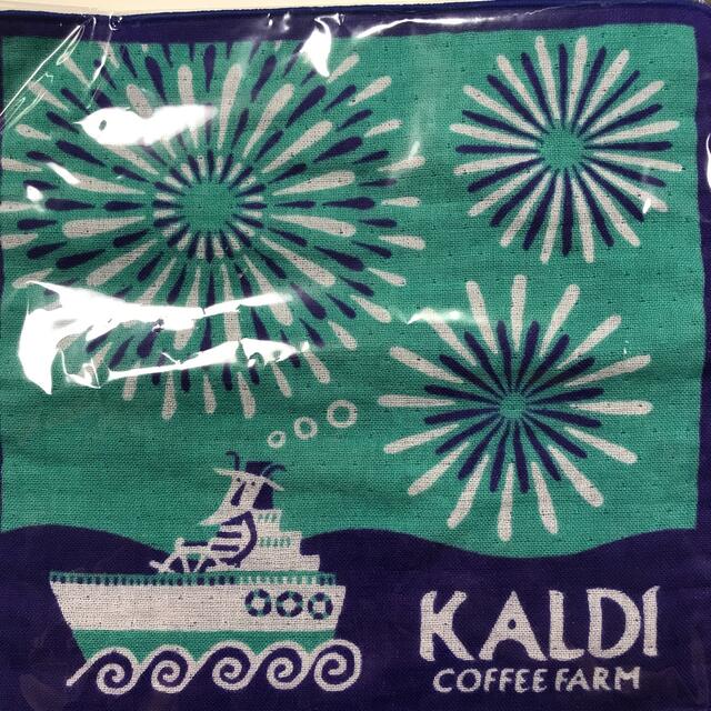 KALDI(カルディ)のカルディ　ハンカチ　今治　タオルハンカチ　KALDI  レディースのファッション小物(ハンカチ)の商品写真