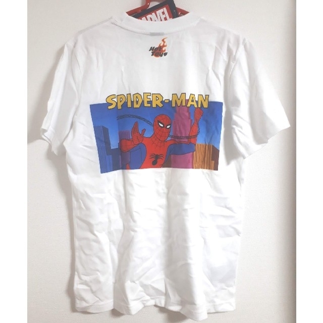 スパイダーマン 半袖Tシャツ 白 メンズ  未使用 非売品