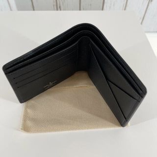 LOUIS VUITTON - ルイヴィトン希少(黒/メンズ2つ折り財布