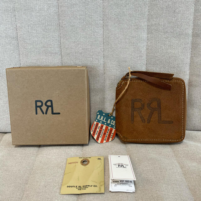 RRL - RRLダブルアールエル スエード二つ折り財布 新品未使用の通販 by 