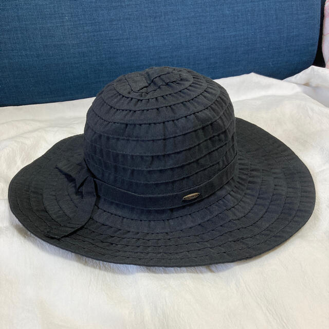 Scala スカラ　ハット　帽子　黒　UPF50+ レディースの帽子(ハット)の商品写真