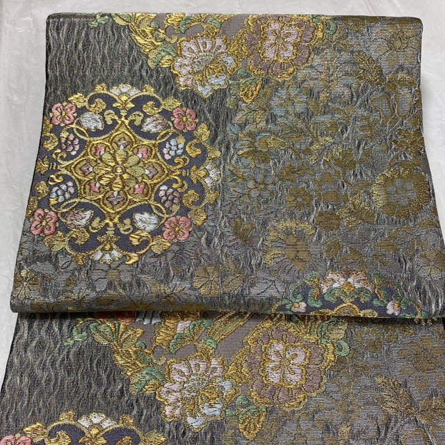 keiさま専用2点おまとめ新品未西陣正絹 帯 六通 袋帯 華文 鳳凰 花文★3帯