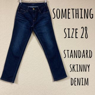 サムシング(SOMETHING)のSOMETHING standard skinny denim 28(デニム/ジーンズ)