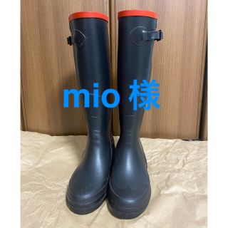 エーグル(AIGLE)の《mio様 ご相談中》AIGLE レインブーツ エイグル サイズ37 ネイビー(レインブーツ/長靴)