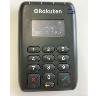 ラクテン(Rakuten)の楽天ペイカードリーダーELAN 電子マネー決済　黒　⑦(店舗用品)