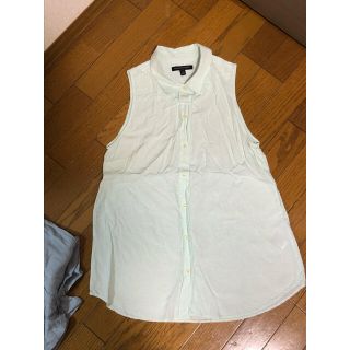 バナナリパブリック(Banana Republic)のバナリパ　ノースリーブシャツ　ブラウス(シャツ/ブラウス(半袖/袖なし))