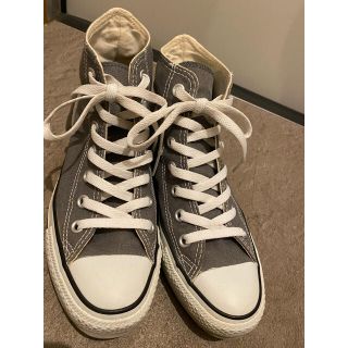 コンバース(CONVERSE)のコンバース★ハイカット★グレー★古着(スニーカー)