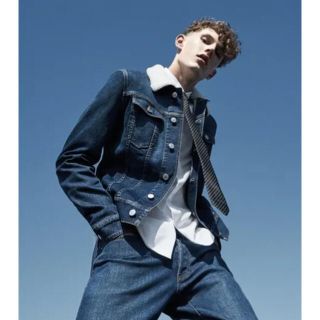 極美品19ssディオールオムボアデニムジャケットgジャン44 diorhomme