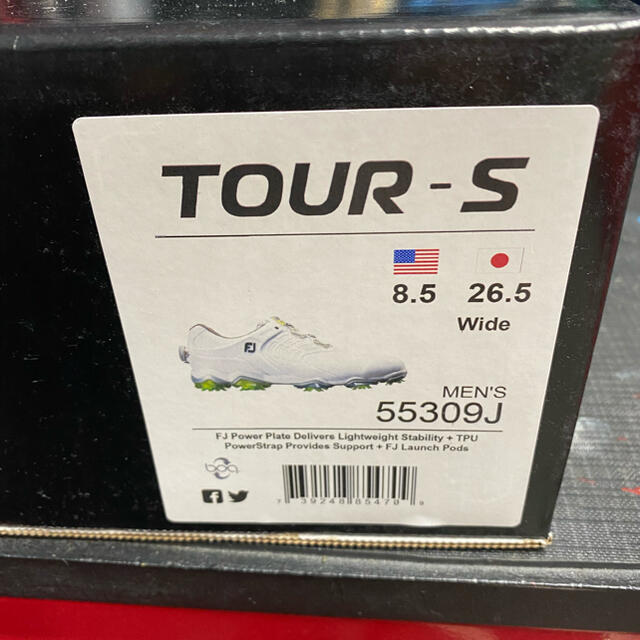 FootJoy(フットジョイ)のフットジョイ　ツアーS ゴルフシューズ　新品屏付き スポーツ/アウトドアのゴルフ(シューズ)の商品写真