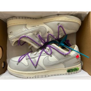 ナイキ(NIKE)のNIKE OFF-WHITE DUNK LOW THE50 (スニーカー)