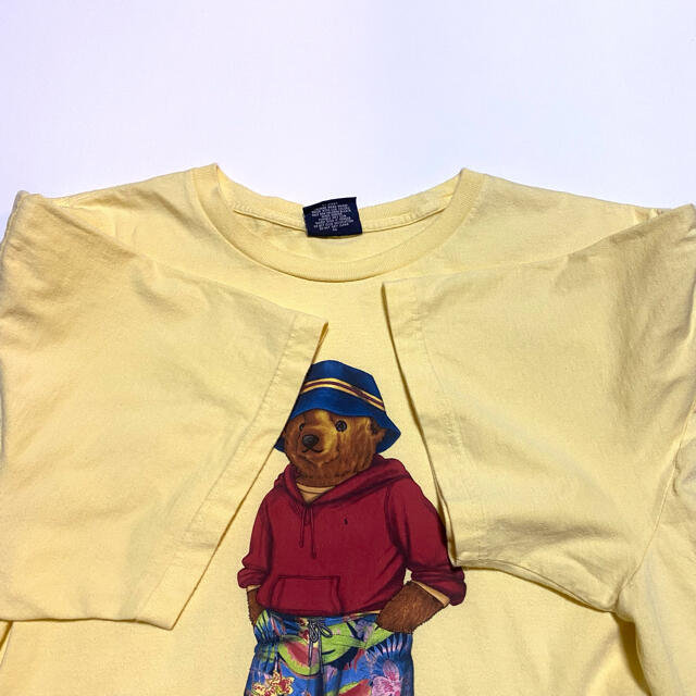 POLO RALPH LAUREN(ポロラルフローレン)の古着　RALPH LAUREN ラルフローレン　ポロベア　Tシャツ　90s メンズのトップス(Tシャツ/カットソー(半袖/袖なし))の商品写真