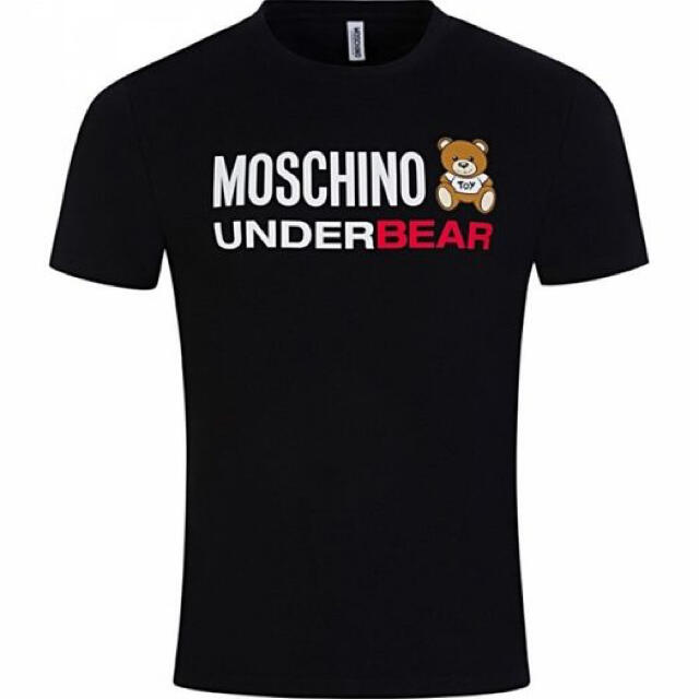 MOSCHINO(モスキーノ)の★希少★ MOSCHINO Tシャツ モスキーノ XS ブラック 入手困難 赤字 レディースのトップス(Tシャツ(半袖/袖なし))の商品写真