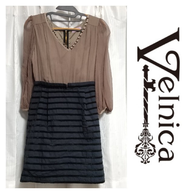 Velnica ヴェルニカ シルク異素材ワンピース | フリマアプリ ラクマ