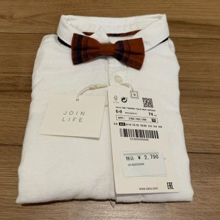 ザラキッズ(ZARA KIDS)のネクタイ付きシャツ(セレモニードレス/スーツ)