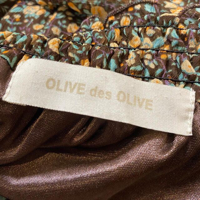 OLIVEdesOLIVE(オリーブデオリーブ)のオリーブデオリーブ　ワンピース　花柄 レディースのワンピース(ひざ丈ワンピース)の商品写真