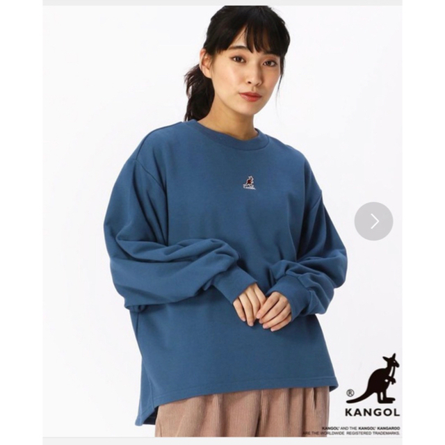 KANGOL(カンゴール)の【美品】KANGOL×NICOLE 裏起毛スウェットプルオーバー FREEサイズ レディースのトップス(トレーナー/スウェット)の商品写真