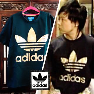 アディダス(adidas)のアディダス 堂本剛 ゴールド Tシャツ ジャージ タンクトップ 金 ブルゾン(Tシャツ/カットソー(半袖/袖なし))