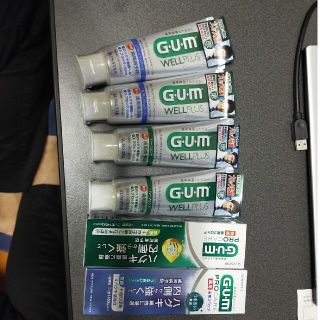 サンスター(SUNSTAR)のGUM WELL PLUS＆PRO CARE 6本セット(歯磨き粉)