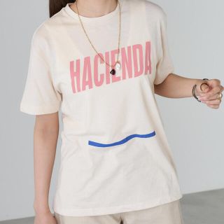 HACIENDA ロゴプリントTシャツ 新品(Tシャツ(半袖/袖なし))