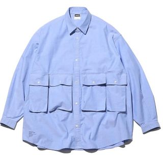 freshservice flap pocket shirts blue(シャツ)