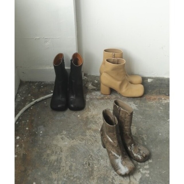 todayful Square Short Boots ブラック　37  ブーツ