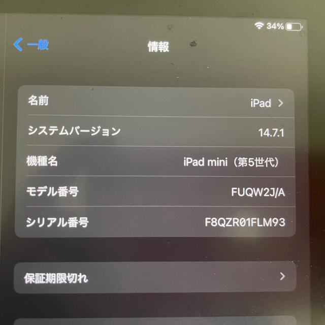 iPad mini 5 WiFi 64GB ＋Apple Pencilスマホ/家電/カメラ