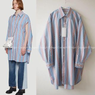 マルタンマルジェラ(Maison Martin Margiela)の【専用】メゾンマルジェラ オーバーサイズ シャツ ワンピース ブラウス(ひざ丈ワンピース)