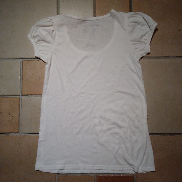 Avail(アベイル)のAvailアベイル　ハートレースロゴパフＴシャツ レディースのトップス(Tシャツ(半袖/袖なし))の商品写真