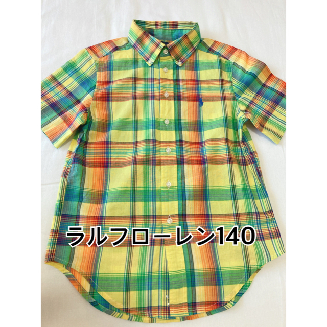 Ralph Lauren(ラルフローレン)のラルフローレン半袖シャツ キッズ/ベビー/マタニティのキッズ服男の子用(90cm~)(ブラウス)の商品写真