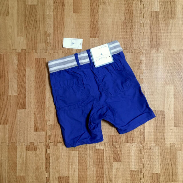 babyGAP(ベビーギャップ)のハーフパンツ　80cm／ブルー キッズ/ベビー/マタニティのベビー服(~85cm)(パンツ)の商品写真