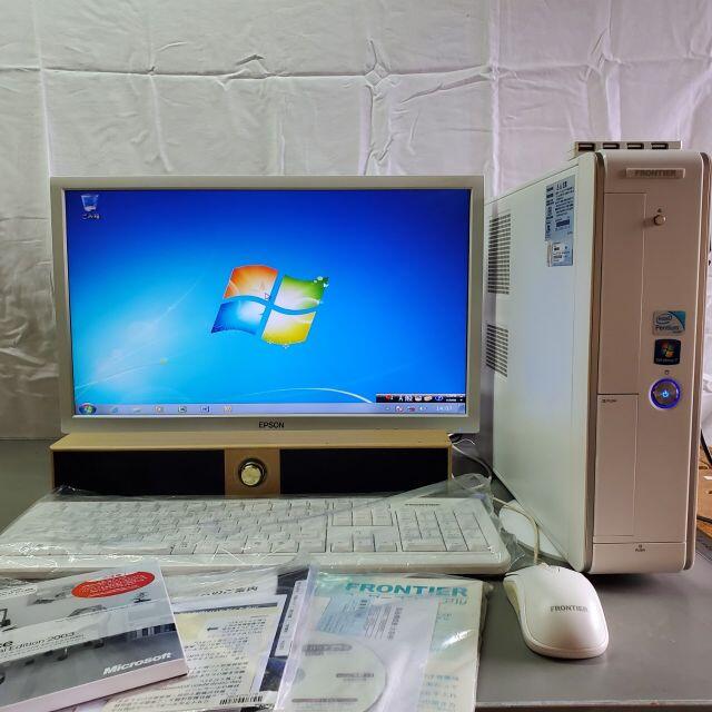 FRONTIER デスクトップ型パソコン 周辺機器付きセット
