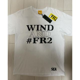 シュプリーム(Supreme)のFR2 WIND AND SEA コラボ　Tシャツ　白　L(Tシャツ/カットソー(半袖/袖なし))