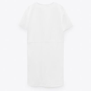 ザラ(ZARA)のラウンドネックミニワンピース(ミニワンピース)