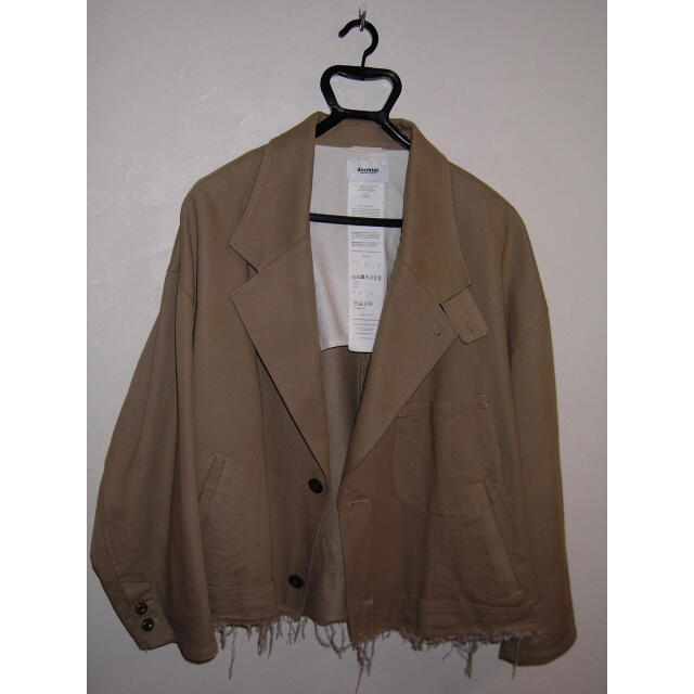 COMOLI - DOUBLET 21SS SILK CHINO CUT-OFF JACKET の通販 by R's shop
