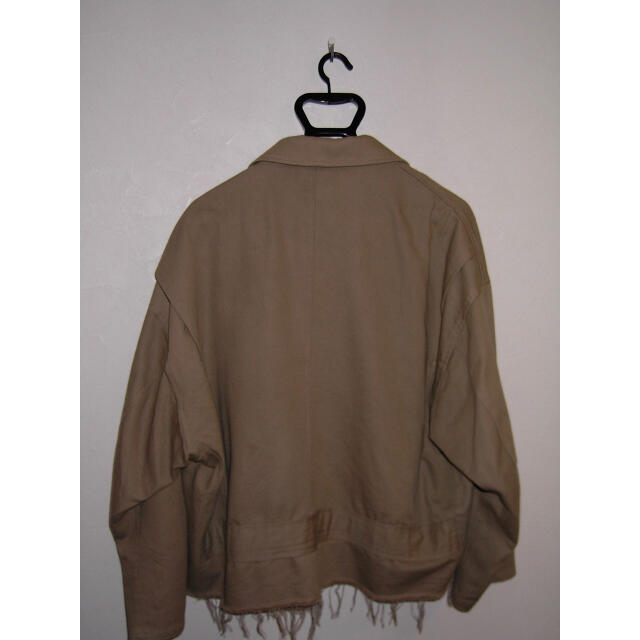 COMOLI(コモリ)のDOUBLET 21SS SILK CHINO CUT-OFF JACKET  メンズのジャケット/アウター(テーラードジャケット)の商品写真