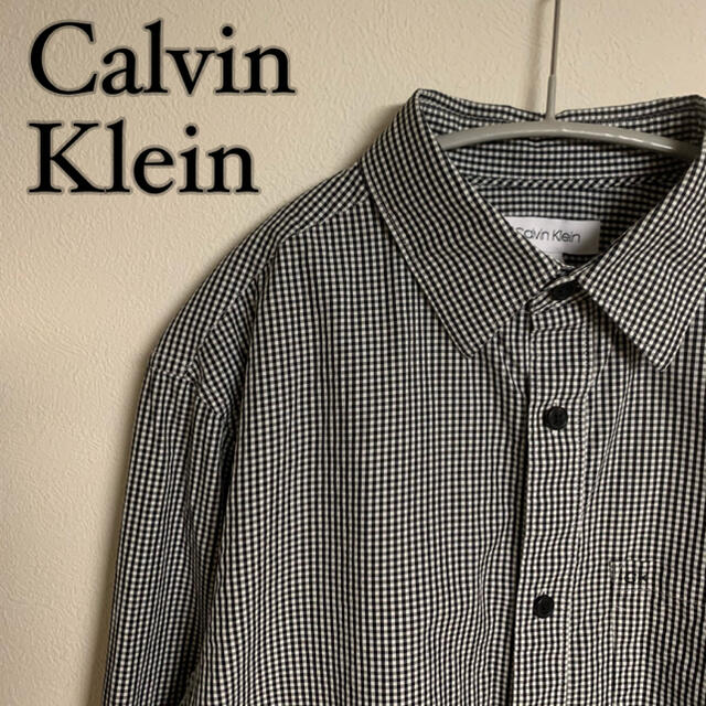 Calvin Klein(カルバンクライン)の【定番】Calvin Klein カルバンクライン　ギンガムチェック　シャツ メンズのトップス(シャツ)の商品写真