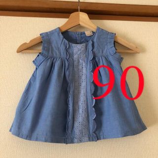 プティマイン(petit main)のお値下げ♪  ⭐︎petitmain⭐︎ 女の子 チェニック サイズ90(Tシャツ/カットソー)