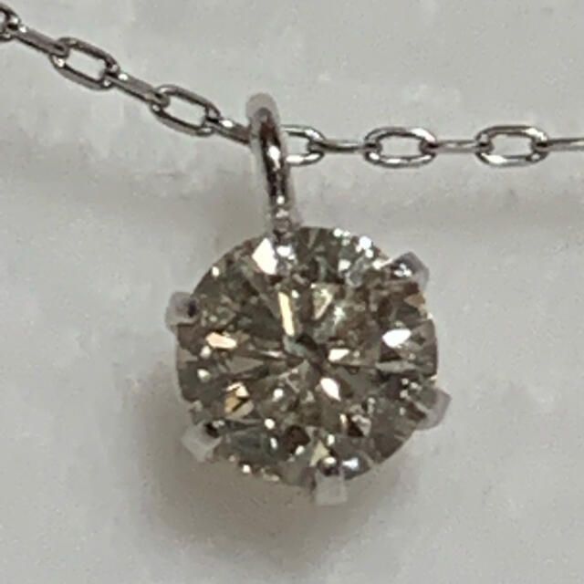 1粒 0.2ct 天然ダイヤモンド プラチナ ネックレス