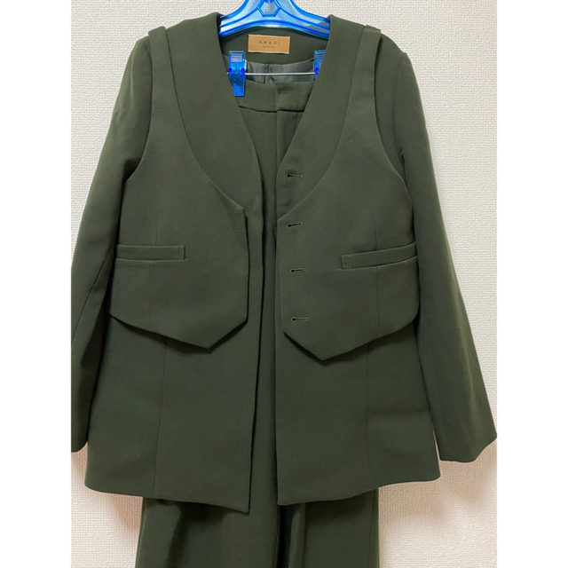 【AMERI VINTAGE】UNDRESSED VEST SET JACKET